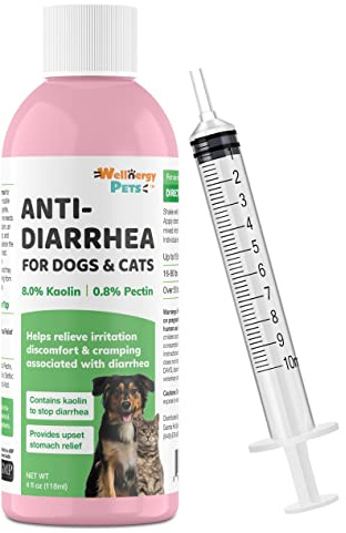 Anti Diarrhea Liquid for Dogs - Dog Diarrhea Relief with Kaolin (4 oz.)