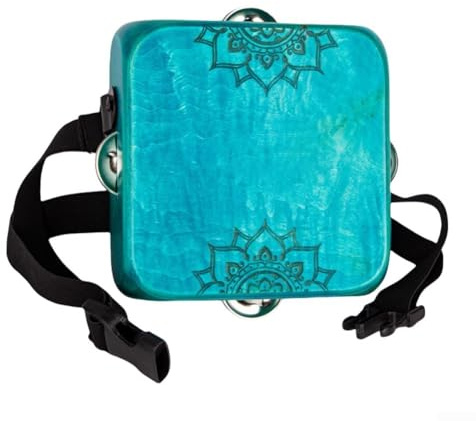 Floweringbeter Cajon-Trommel mit einzigartigem Klang, entworfen für Musiker, tragbar für Reisen und Auftritte (blau)