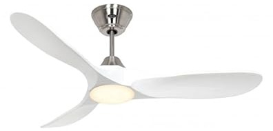 CasaFan Ventilateur de plafond 312263 Eco GENUINO-L avec lumière 122 cm blanc mat