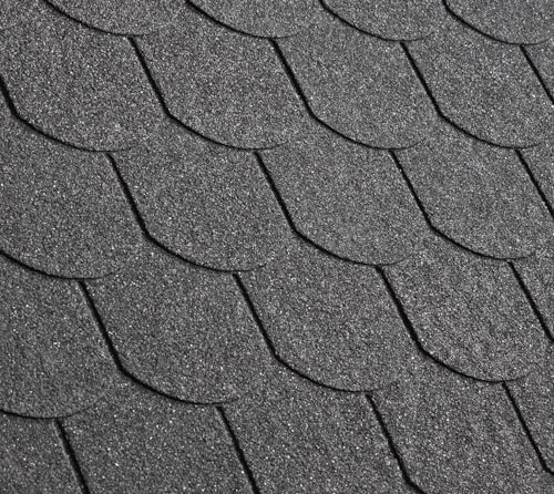 Gartenpirat Bardeaux de toiture en Bitume Bardeaux de toiture en Forme de Queue de Castor Noir 3 m² pour abri de Jardin, Remise à Outils, pavillon et abri de Voiture