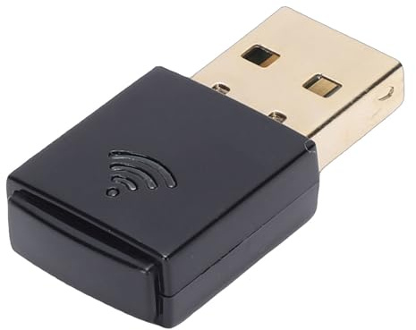 Yctze Adaptateur WiFi pour Ordinateur de Bureau, Adaptateur USB WiFi 6 Double Bande 600 Mbps, Réseau sans Fil avec Bandes 2,4 GHz 5 GHz, Idéal pour 11, 10, 7 et Ordinateur Portable de Bureau