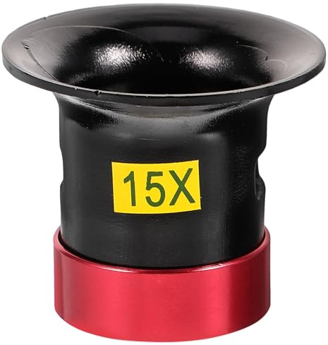 ABOOFAN Stirnbandlupe Uhrenreparaturlupe 15 Stück Glas Metall für Uhrmacher | Freihändig Nutzbar, Kompakt und Vielseitig, für Uhrenreparaturen zu Hause, für Münzen und Briefmarken
