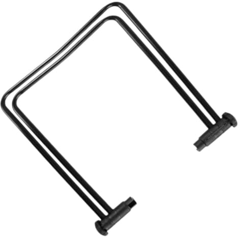 Beaupretty Portable Bike Parking Rack for Securely Holding Rear Wheel with Metal Quick-release Clamp Sleek Design Bike Stand and Outdoor Storage