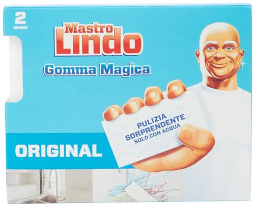 Mastro lindo – La Gomma Magica, con triple capa – 4 paquetes de 2 gomas [8 gomas]