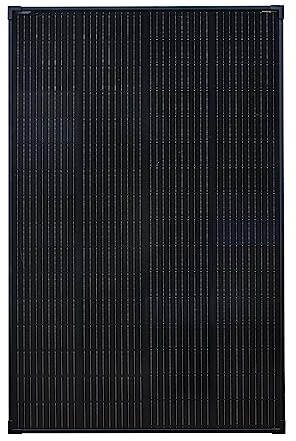 enjoy solar® 170Watt Full Black Edition monocristallin 12 V panneau solaire module solaire noir Mono 170W idéal pour caravane de camping-car de jardin