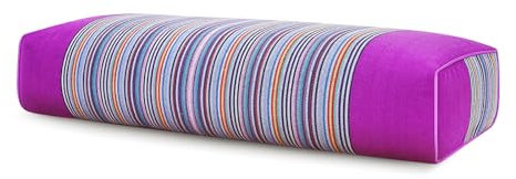 JOERRES Buchweizenkissen, Buchweizen-Nackenkissen mit Reißverschluss, natürlich Buchweizen Schlafkissen, Buchweizenschalen Nackenstützkissen lindert Nacken- und Schulterschmerzen(Lila)