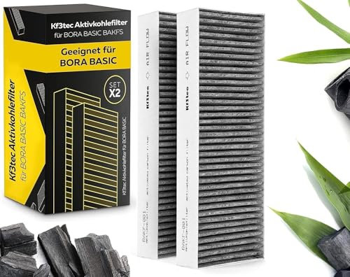 KF3TEC® Aktivkohlefilter-Set für Bora Basic BAKFS und BIU/BHU/BFIU Dunstabzugshauben/Maximal 2 Stück pro Kunde