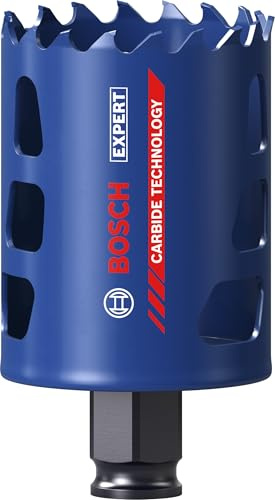 Bosch 1x EXPERT Multi Material Power Change Plus-hålsåg (för Trä med metall, Tegel, Ø 51 mm, Professional Tillbehör Borr)