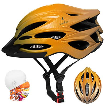 ioutdoor Premium Fahrradhelm, CE CPSC Zertifikat | Radhelm mit Abnehmbarer Sonnenblende und Insektennetz, Superleichter Verstellbarer Fahrradhelm für Fahrradfahren Racing Sport