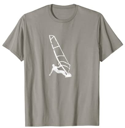 Windsurfen mit Windsurfer Surfbrett Windsurfing T-Shirt