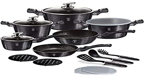 Berlinger Haus - Set di pentole metalliche, 18 pezzi