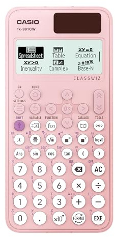 Casio ClassWiz Standard Scientific Calculators FX-991CW-PK-W-DT