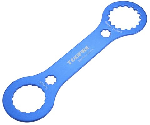 SURIEEN 16-Zahn Aluminiumlegierung Tretlager Werkzeug 4-in-1 Kurbelsatzschlüssel BB-Schraubenschlüssel, Geeignet für TL-FC32 / TL-FC25, für Fahrradreparaturen