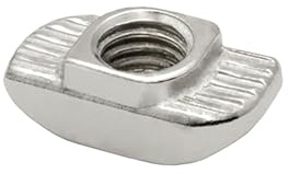KLAK 30 - Edelstahl Hammermutter Nutenstein M6 Nut 8 für Aluprofil 30-er - 100 Stück