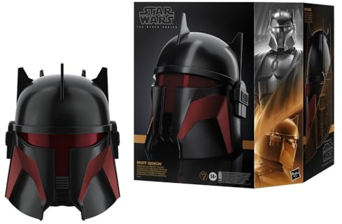 Star Wars The Black Series Moff Gideon Premium Electronic Helmet with Light FX, Adult Roleplay Item