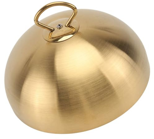 Zerodeko Küchenabdeckung Aus Edelstahl Ölbeständig Für Lebensmittel Kuppelabdeckung Für Geschirr Metallhaube Für Mahlzeiten Haushaltsdeckel Zum Schutz Tragbare Kuppelabdeckung Für Küche