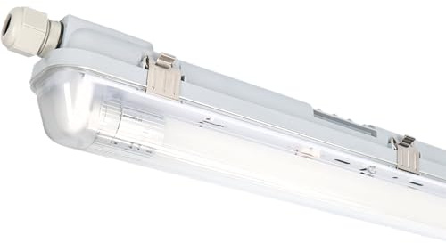 Proventa Feuchtraumleuchte mit LED-Röhre 150 cm 20,5W neutralweiß IP65 G13