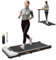 AIRHOT Untertisch-Laufband, 2-in-1-Walking-Pad zum Gehen und Joggen, tragbares Laufband mit Fernbedienungsband für Zuhause/Büro, geräuscharmes 2,5-PS-Tischlaufband mit LED-Anzeige (Weiß)