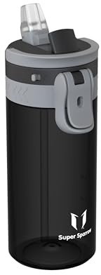 Sparrow Borraccia Bambini 500ml - TouchFlow Bottiglia Senza BPA - Senza Perdite Borraccia Cannuccia - Borracce Sportiva Flusso Rapido Con Un Clic per Scuola, All'aperto