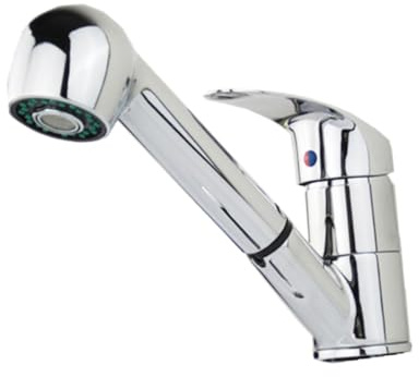 Rubinetto Lavandino in Lega di Zinco Argento Caldo e Freddo | Design Lineare, Montaggio Semplice, Peso 820g, Finitura Resistente All’usura e Ruggine