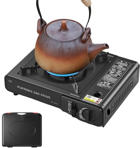 Stufa da campeggio - Burner compatto portatile resistente al | Cuocere leggeri multifunzione per escursioni, picnic, esterno, griglie, viaggio, cucina mobile e attività all'aperto