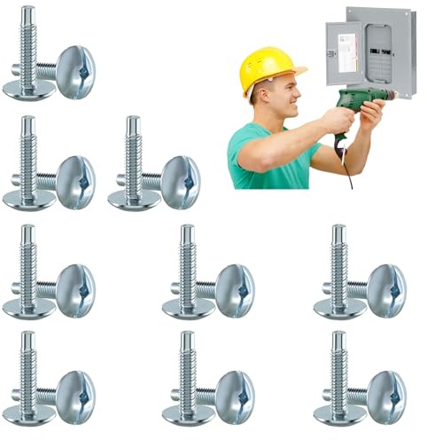 18Pcs Load Center Cover Replacement Screws Compatible with Square D S106 and Siemens ECTS2, Load Center Panel Screw for QO & Homeline, Murray Load Centers, Zinc Electrical Panel Screws