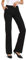 SAFORT 28 30 32 34 Inseam Dress Bootcut Yoga Pants with Pockets High Waist Capri Pants Pull On Stretch Trousers for Work, Black, L