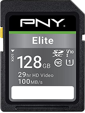 PNY Elite 128GB SDXC Speicherkarte C10 U1