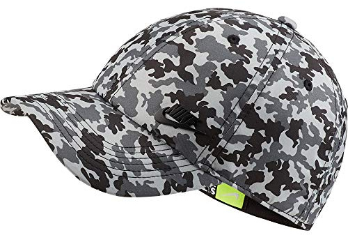 NIKE Men's Arobill H86 Camo Cap, Black, One size, CI3126