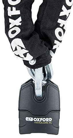 Oxford Hardcore XC13 Motorcycle Bicycle Ebike Chain Lock - Sold Secure Gold - 2M