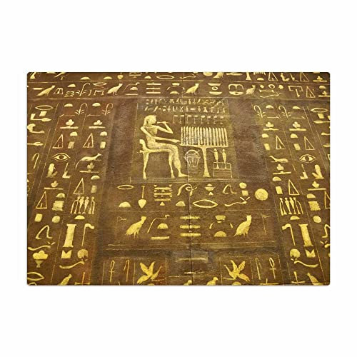 Vero Home 15282 Glas-Schneidebrett | Motiv Hintergründe Ägypten | rutschfest, kratzfest und lebensmittelecht | Maße: 39 x 29 cm
