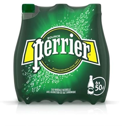 EAU MINÉRALE NATURELLE GAZEUSE 6X50CL, PERRIER, L'UNITÉ