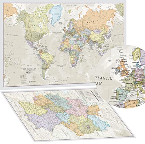 Weltkarte + BONUS Deutschlandkarte - Über 60 Jahre in der Kartenherstellung | Maps International