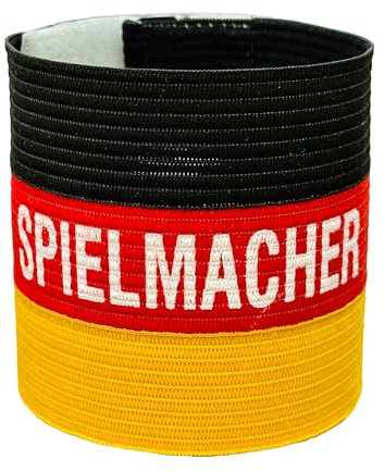 Deutschland Armbinde mit Klettverschluss individuell anpassbar | Fanartikel Fußball 2024 Trikot Flagge (SPIELMACHER, 5)