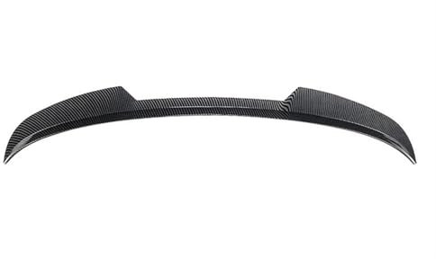 VREFOEAX Auto Heckspoiler Für Ford Für Fiesta Für ST-Line MK6 MK6.5 2008-2017 Auto Heckspoilerlippe Glänzend Schwarz Carbon Fiber Body Kit Kofferraumspoiler(Kohlenstoff-Look)