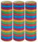 Idena 30560 - banderoles métalliques, 3 Rouleaux de 18 banderoles chacun, en Papier certifié FSC, comme décoration de fête ou pour Un Anniversaire, Métal