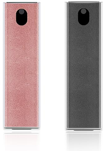 2 PCS Pulitori per Schermo 3 in 1 con 10 ml Spray Detergente Ricaricabile, Spray Pulizia Schermo con Panno in Microfibra, Schermo Spray Detergente da Usareper Smartphone Tablet PC Laptop Monitor Auto