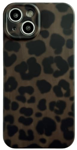 AMART Handyhülle für iPhone 13,Leopard Muster Frauen Mädchen Aesthetic Handyhülle Klassiker Cheetah Motive Slim Fit Stoßfeste Schutzhülle für iPhone 13 (6,1 Zoll)
