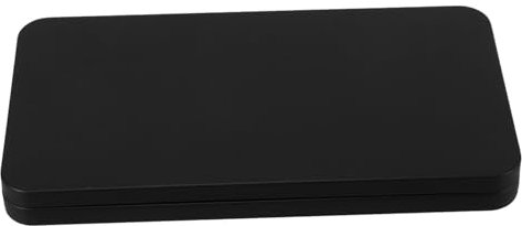 HOMSFOU Aufbewahrungsbox Mit Deckel Aus Metall Kompakte Geldscheinkassette Für Reisen Und Täglichen Gebrauch Vielseitige Aufbewahrungsbox Für Kleine Wertgegenstände Langlebige Eisenkonstru