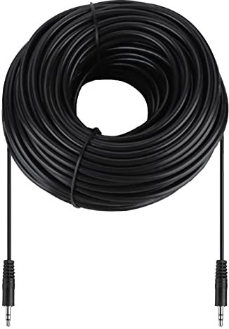CHEOTIME Male to Male 3.5mm Audio Cable, Shielded Copper Core, High Quality Audio Cable for Speakers, Headsets, and Audio Devices, Available in 10m, 15m, 20m, and 30m Lengths (30m/98.4ft)