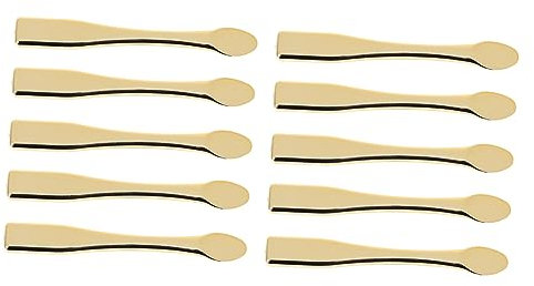 KAILIKETIY Cucharas Para Cosméticos 10 Unidades Tamaño Pequeño Cuchara Para Crema De Ojos Facial Viaje Práctica y Durable Para Aplicación De Mascarilla y Cuidado Piel