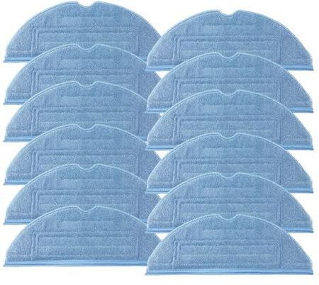 Ersatz For Waschbare Und Wiederverwendbare Wischtuch-Pads, Kompatibel Mit Roborock, S7, S7MaxV Ultra-Staubsaugerteilen, Weiches Mikrofaser-Pad(12pcs)