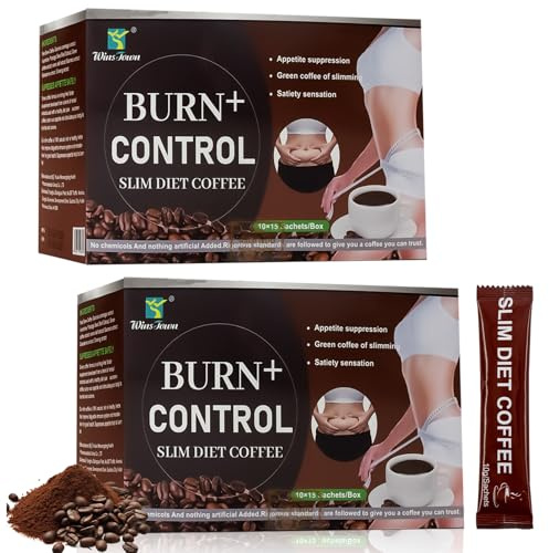 Abnehmen Kaffee 30 x 10g, Grüner Kaffee, AbnehmKaffee, Skinny Coffee, Alternative zum Detox Tee, Idealer DiätKaffee zumAbnehmen, Fördert Verdauung Entgiftung