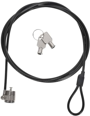 SEWACC Lucchetto Laptop con Chiave Sicurezza Antifurto Spesso Blocco Notebook PC con Rotante e