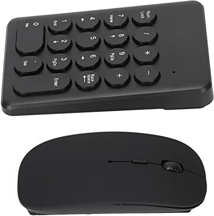 TARSHYRY Mini Tastierino Numerico Wireless Tastiera Sottile USB da 2,4 GHz con Mouse per Laptop PC Desktop