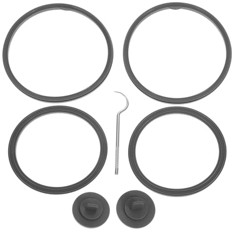 HOLIDYOYO 7 St. Packning För Proteinshakesflaskor: Silikonpackning O-ring För Vattenflasklock | Silikontätningsring Med Krok Kompatibel Med Blenderbottle Flip Shaker