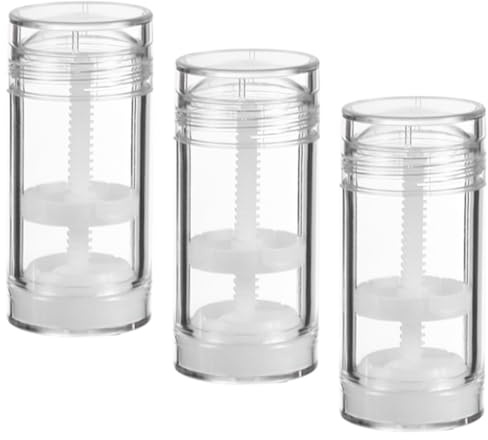 Tubes de Gloss à Lèvres Rechargeables 15g As Couvercle 3 Pcs | Conteneurs Vides, Format Voyage et Trip, Fermeture Étanche, Nettoyage Facile, des Déchets