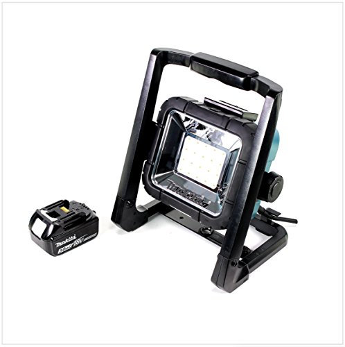 Makita DEADML/DML 805 LED Baustrahler 14,4-18 Volt / 230 Volt + 1x 3Ah Li-Ion Akku