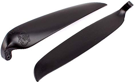 New Lon0167 Pair RC Featured Glider Plane Black reliable efficacy Plastic Folding Propeller Vanes 10 x 8 Inch(id:bfd ae f5 583)