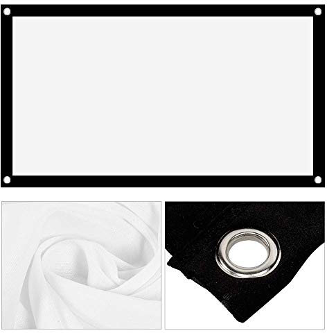 Schermo per proiettore portatile HD 16: 9 Proiettore senza pieghe Schermo per film da 40 pollici Tenda di proiezione(40 pollici)